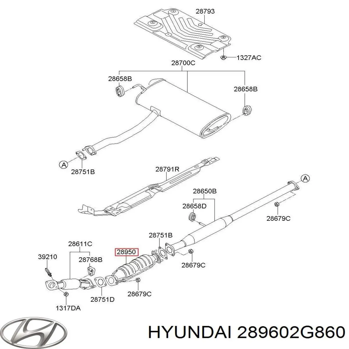  Hyundai/Kia 289602G860 ціна, від 477.39 USD