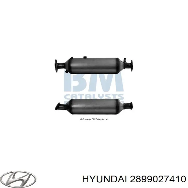Купити 2899027410 Hyundai/Kia Перетворювач відпрацьованих газів