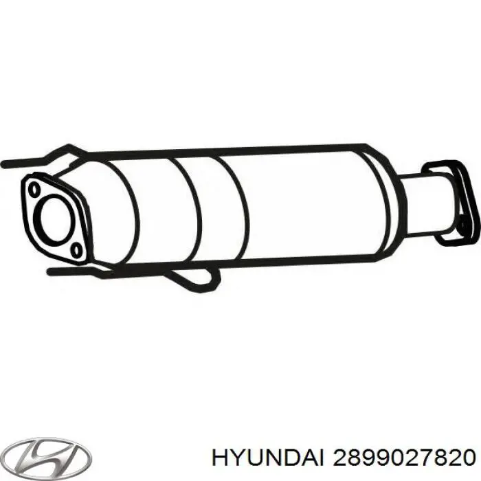 Купити 2899027820 Hyundai/Kia Сажевый фільтр