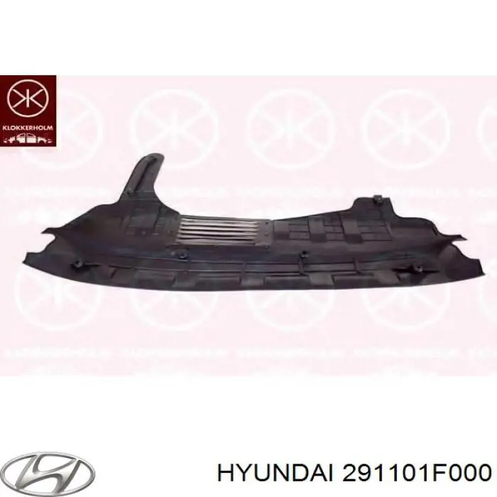291101F000 Hyundai/Kia захист двигуна передній