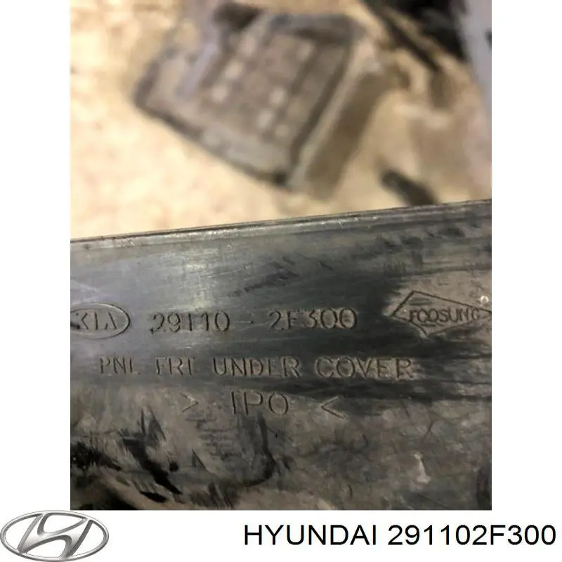 Захист моторного відсіку Hyundai/Kia 291102F310 ціна, від 8.55 USD