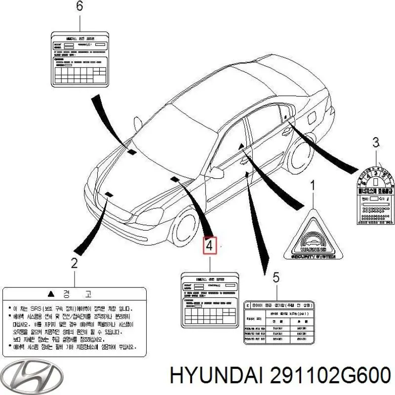  291102G600 Hyundai/Kia