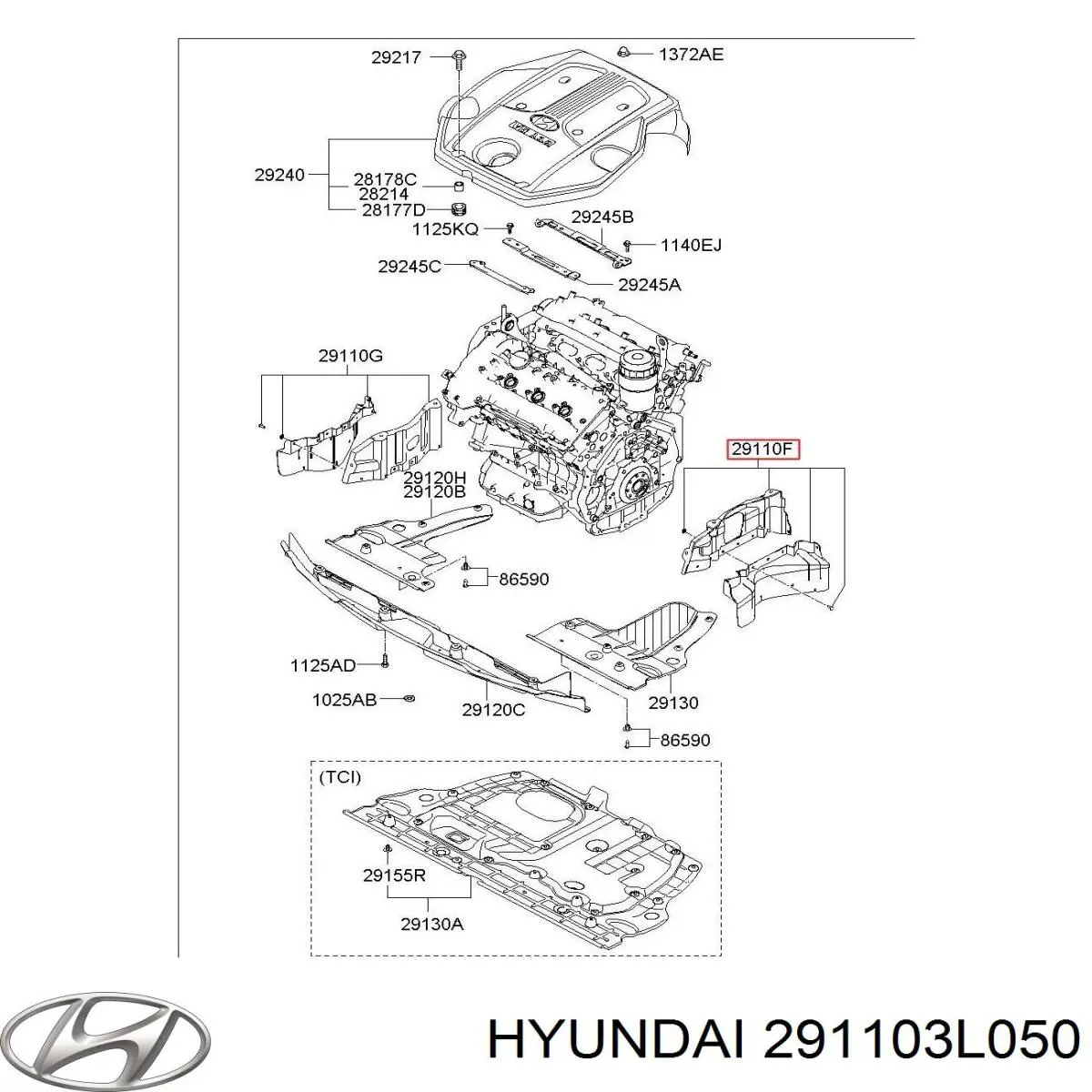  291103L050 Hyundai/Kia