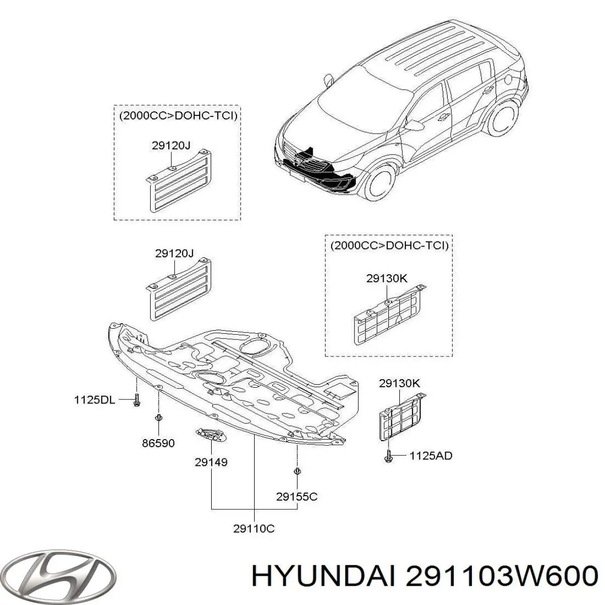 291103W600 Hyundai/Kia 