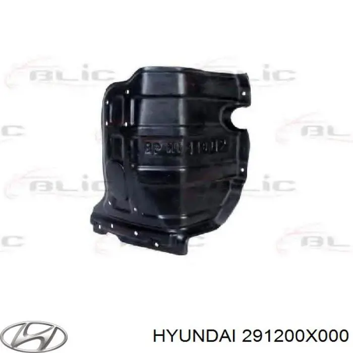 Захист двигуна, правий Hyundai I10 (PA) (Хендай Ай 10)