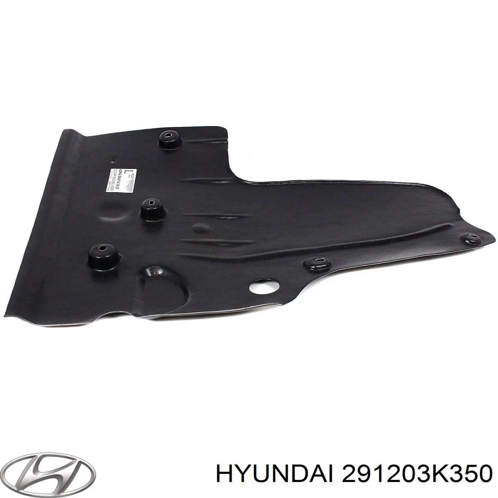 291203K350 Hyundai/Kia Захист двигуна, правий