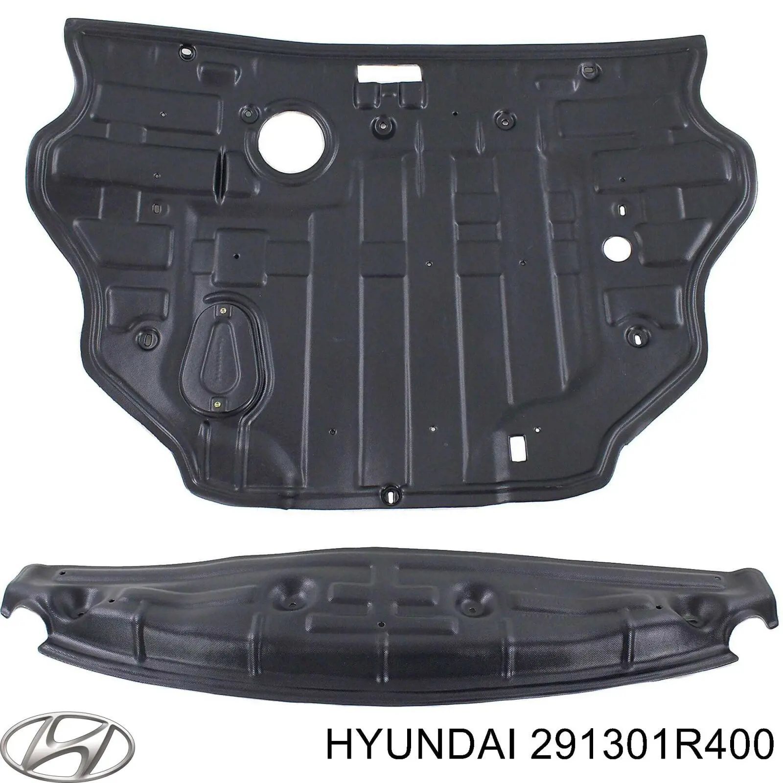 291301R400 Hyundai/Kia Захист двигуна, лівий
