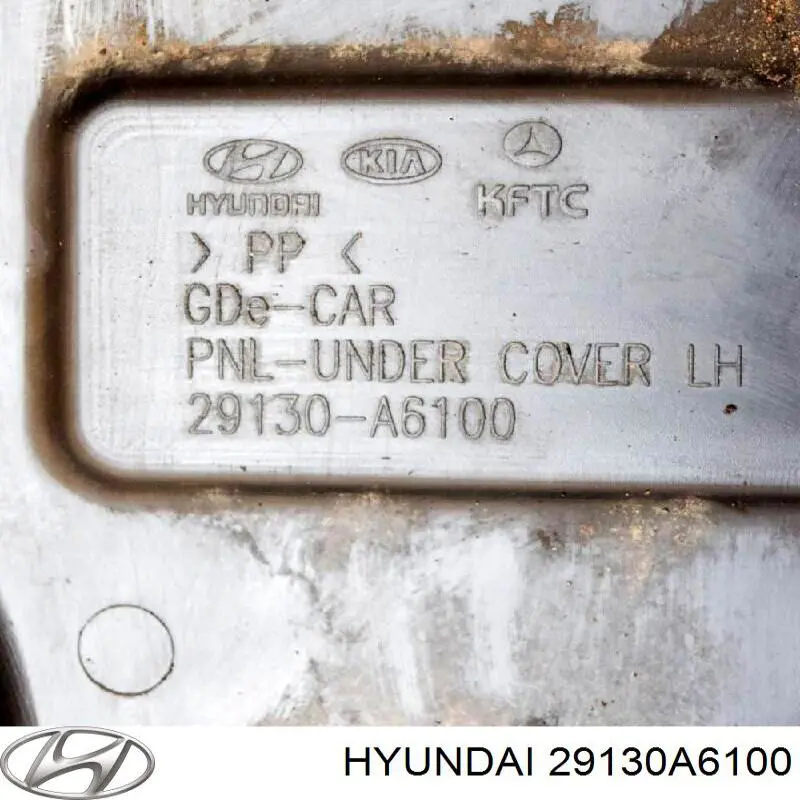 29130A6100 Hyundai/Kia Захист піддона двигуна