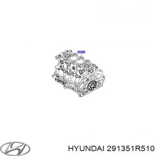 291351R510 Hyundai/Kia Повітропровід / дефлектор радіатора, верхній