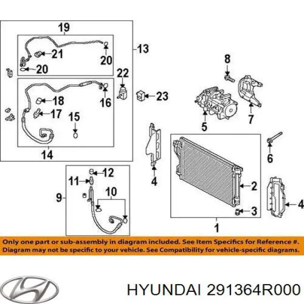 291364R000 Hyundai/Kia Повітропровід (дефлектор) радіатора, лівий