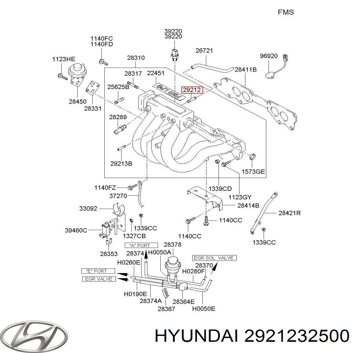  2921232500 Hyundai/Kia