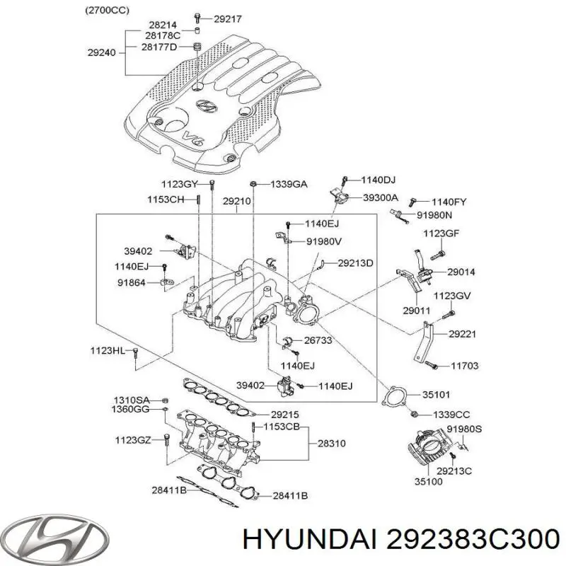  292383C300 Hyundai/Kia