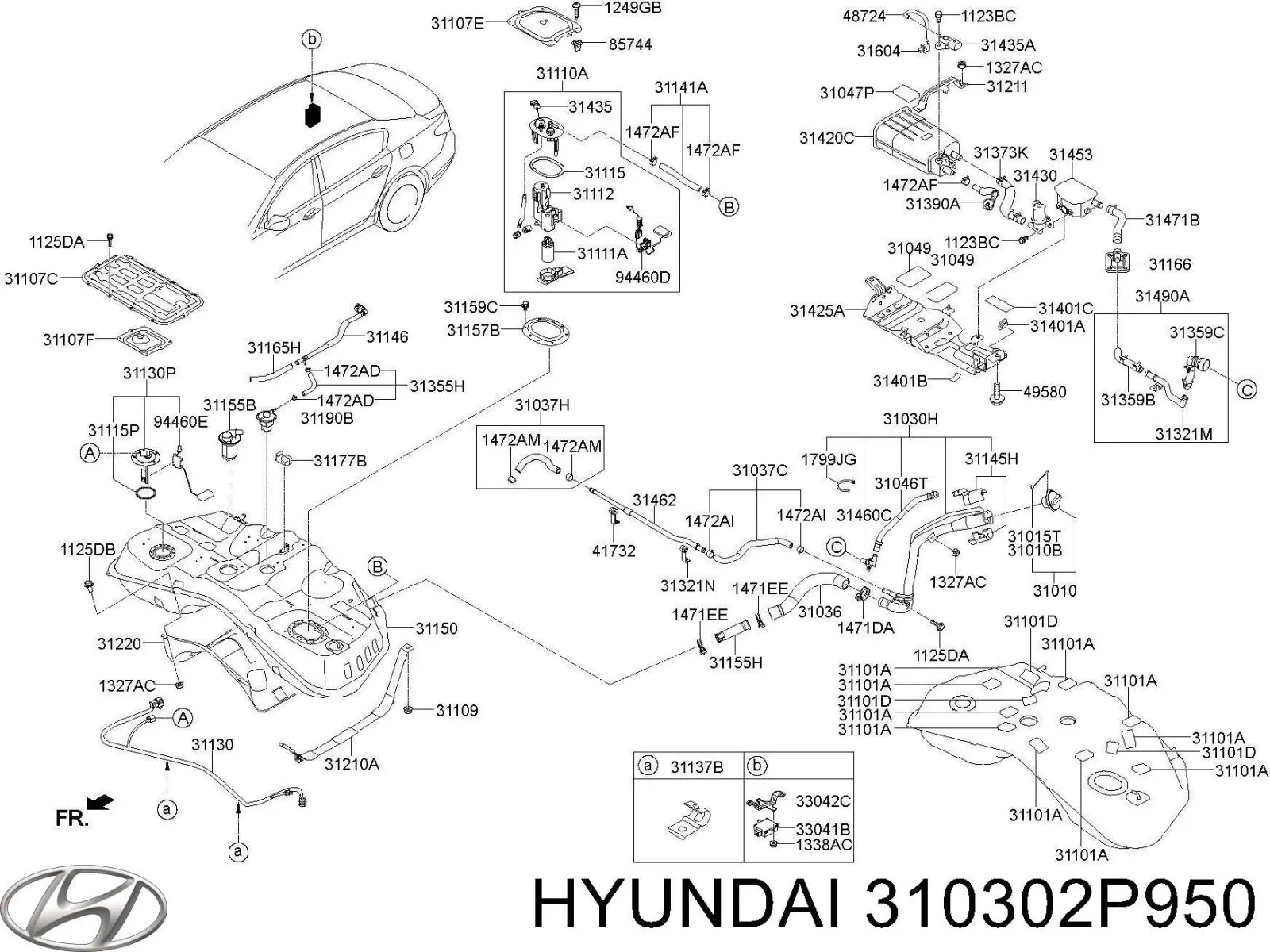 Купити 310302P950 Hyundai/Kia 