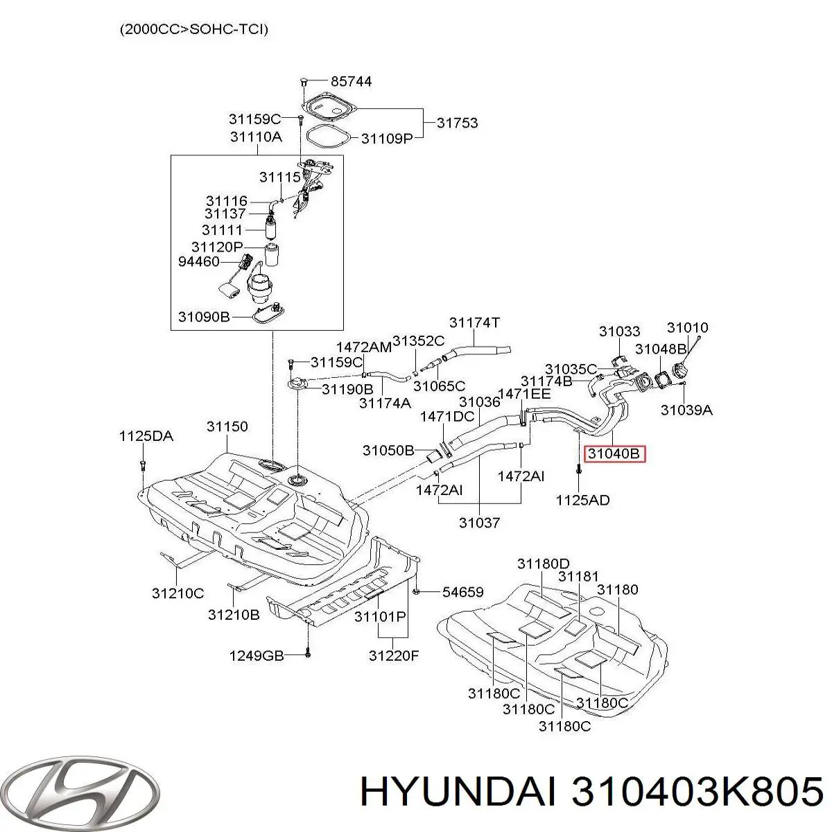 Купити 310403K805 Hyundai/Kia 