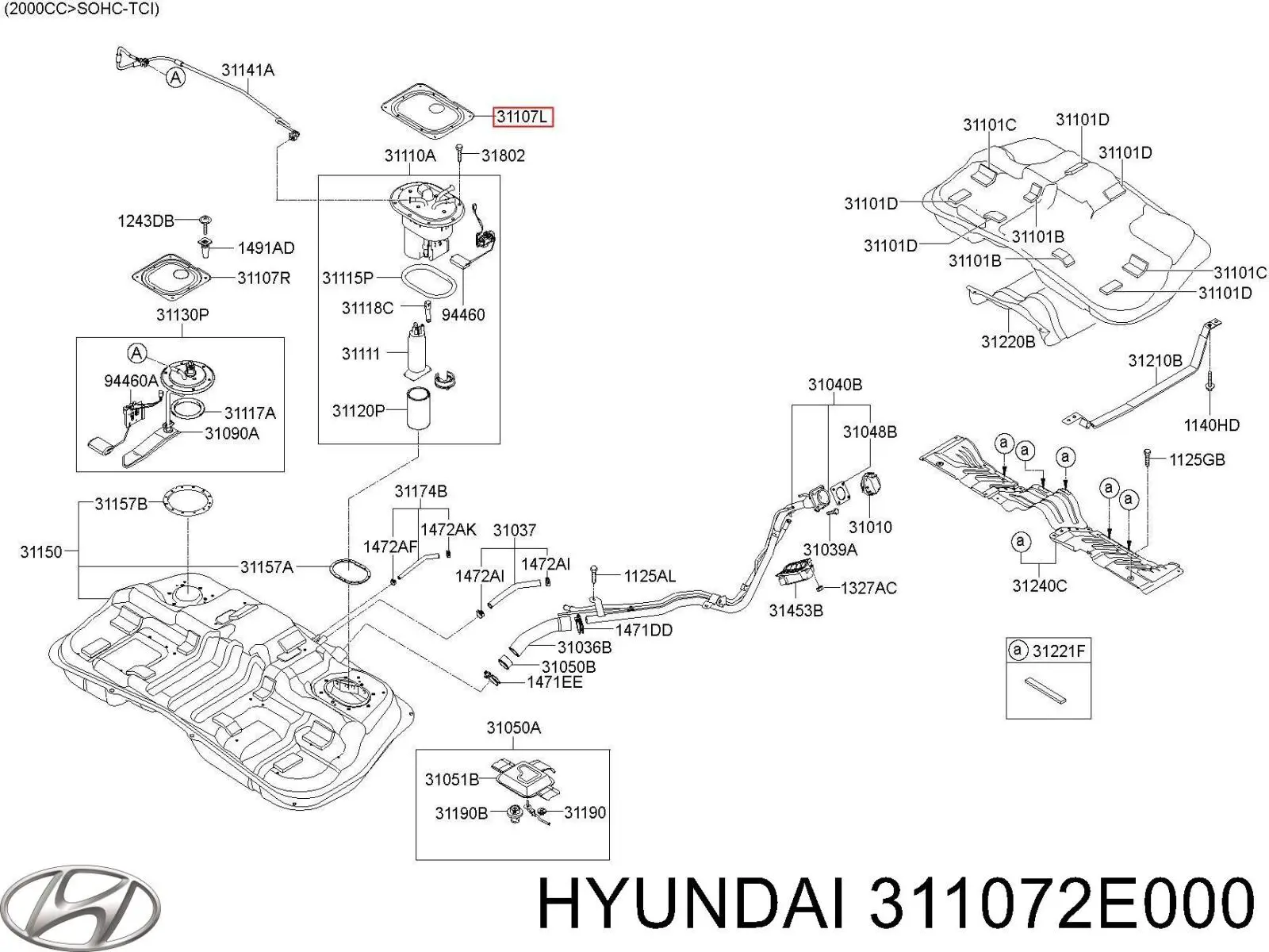 311072E000 Hyundai/Kia 