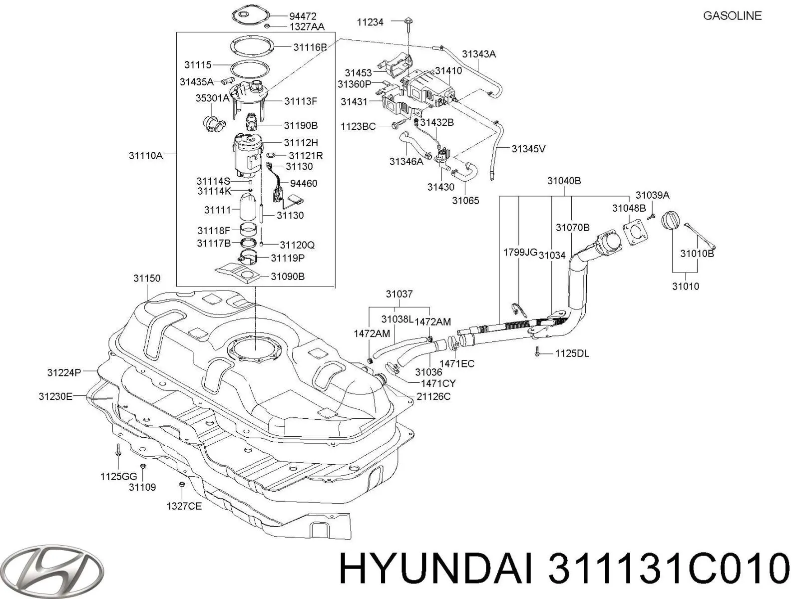  311131C010 Hyundai/Kia