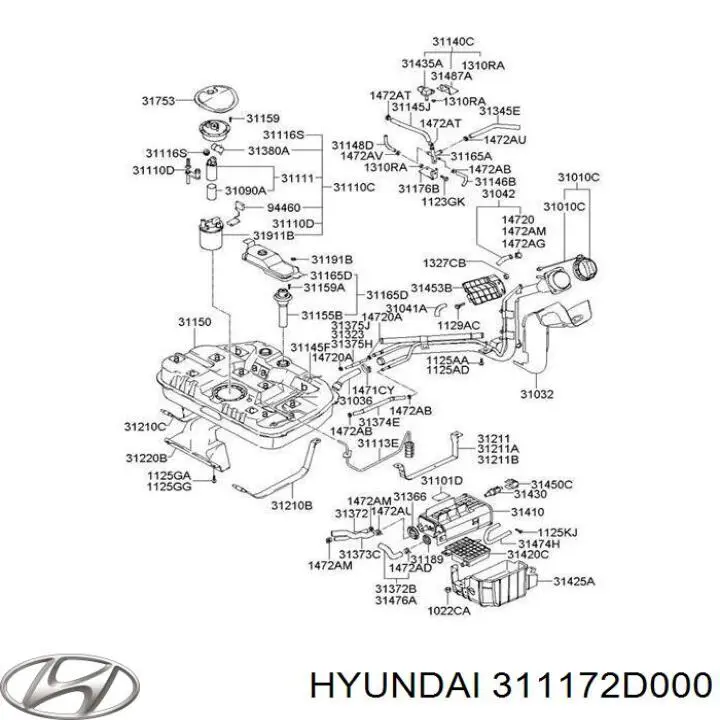 Купити 311172D000 Hyundai/Kia 