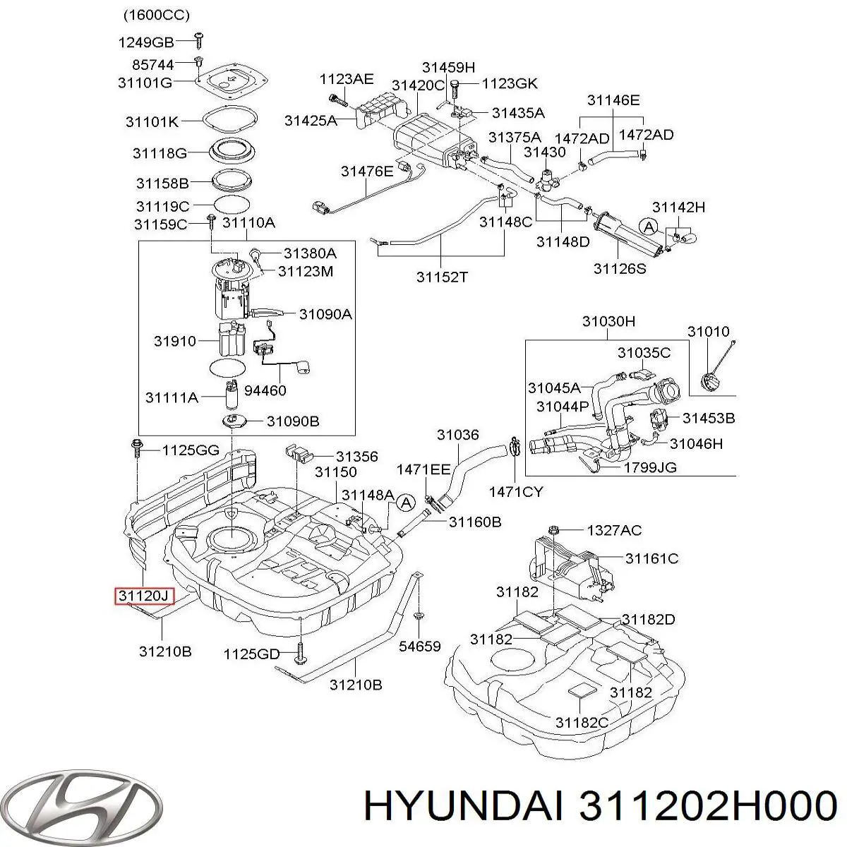 Купити 311202H000 Hyundai/Kia 