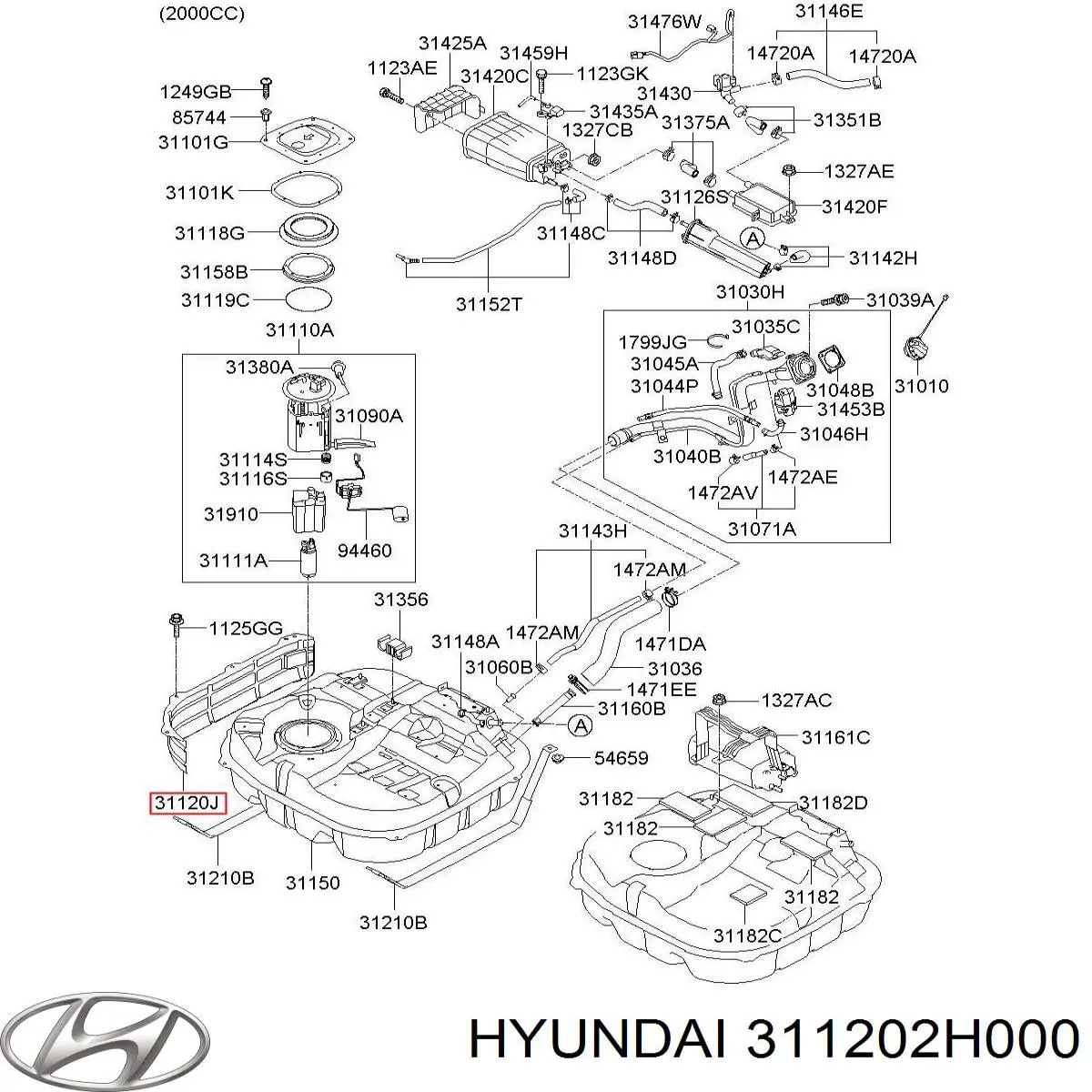 311202H000 Hyundai/Kia 