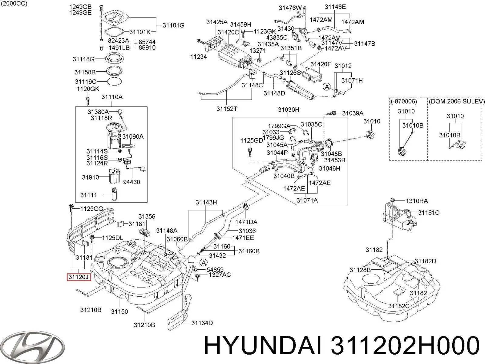 Hyundai/Kia 311202H000 ціна, від 32.93 USD