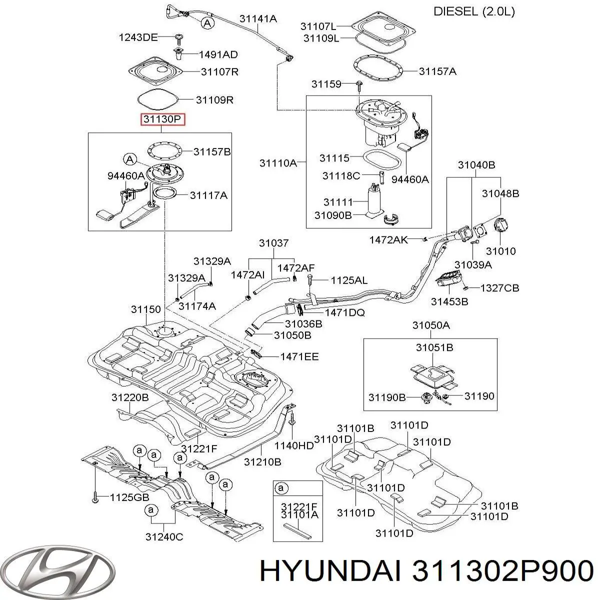  311302P900 Hyundai/Kia