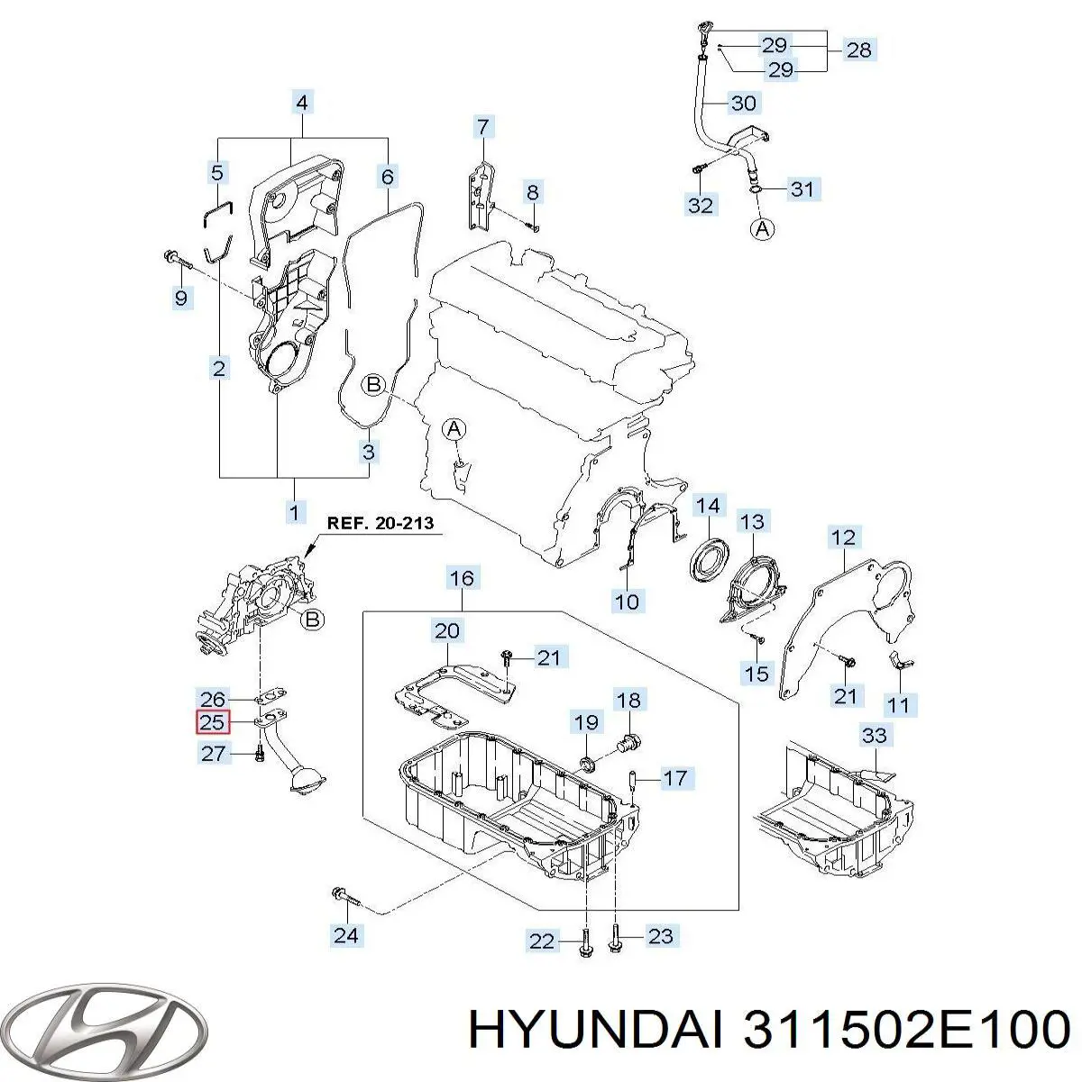  311502E100 Hyundai/Kia