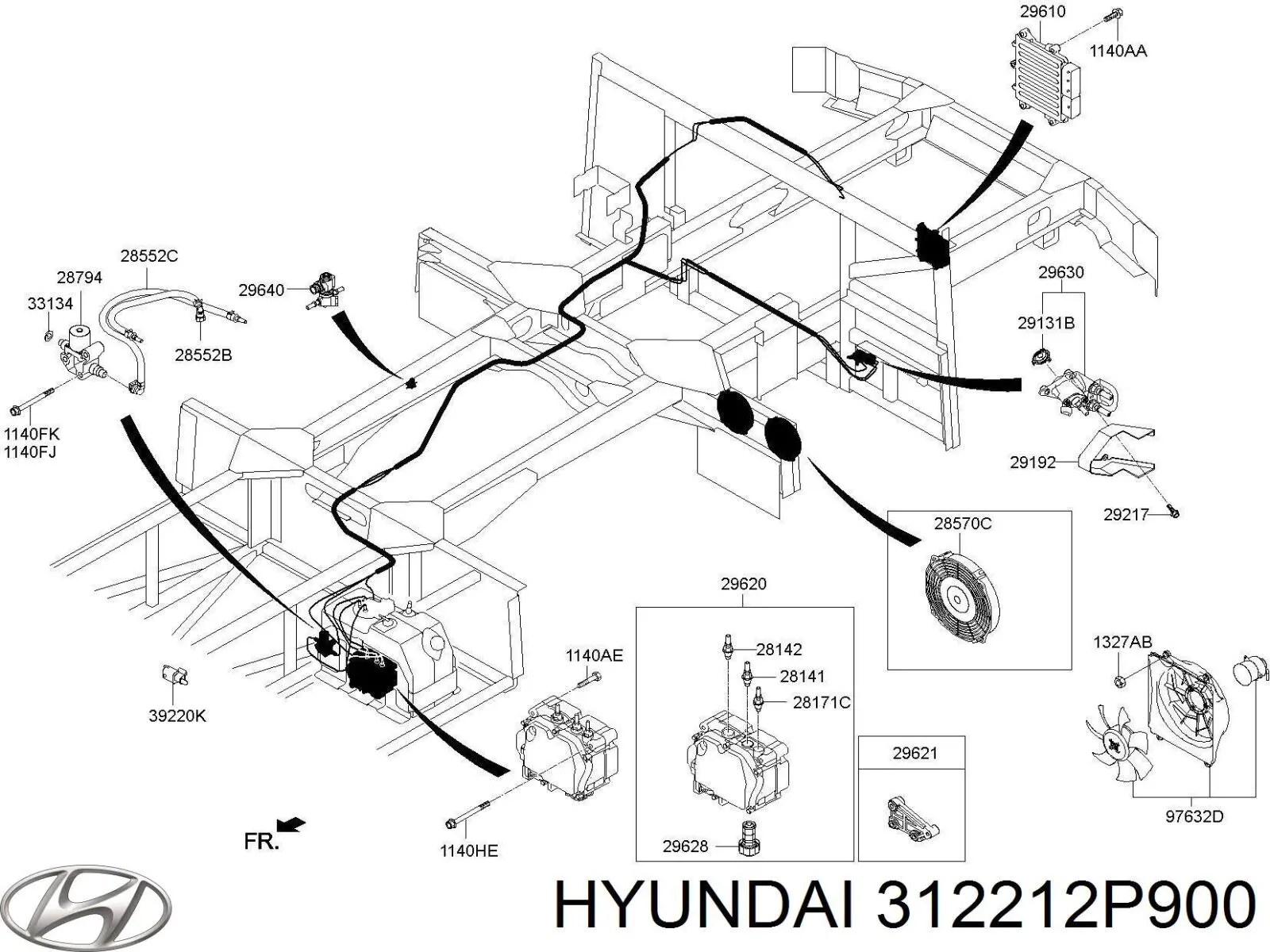 312212P900 Hyundai/Kia 