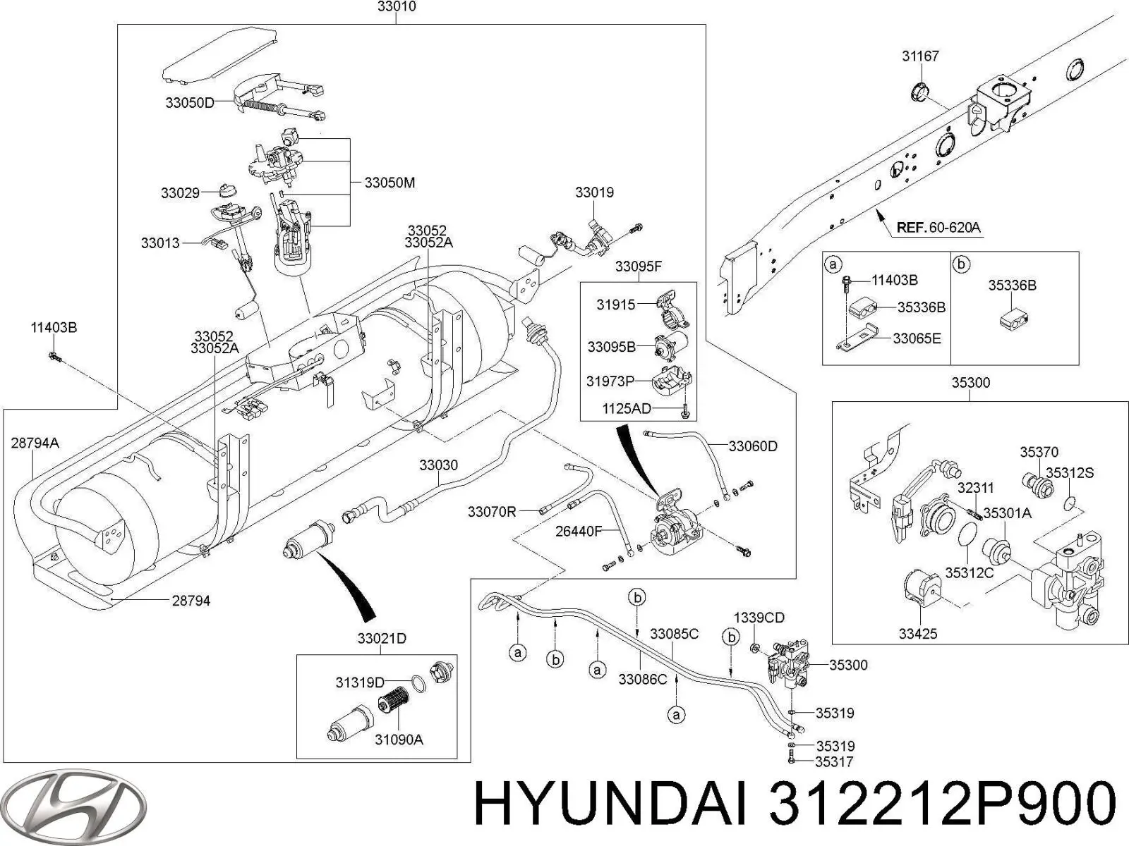  Hyundai/Kia 312212P900 ціна, від 50.66 USD