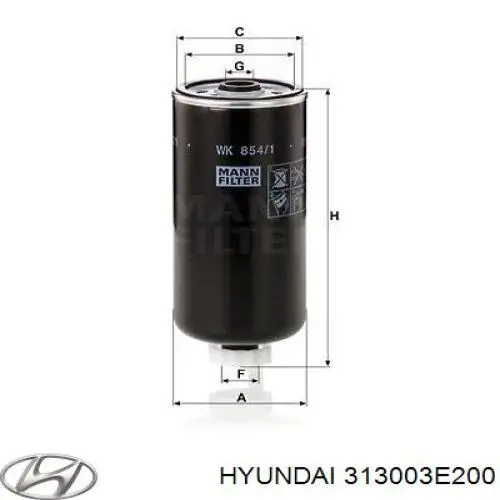 Фільтр паливний Hyundai/Kia 313003E200
