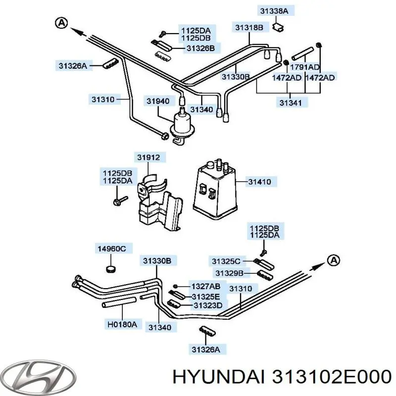  Hyundai/Kia 313102E000 ціна, від 159.59 USD