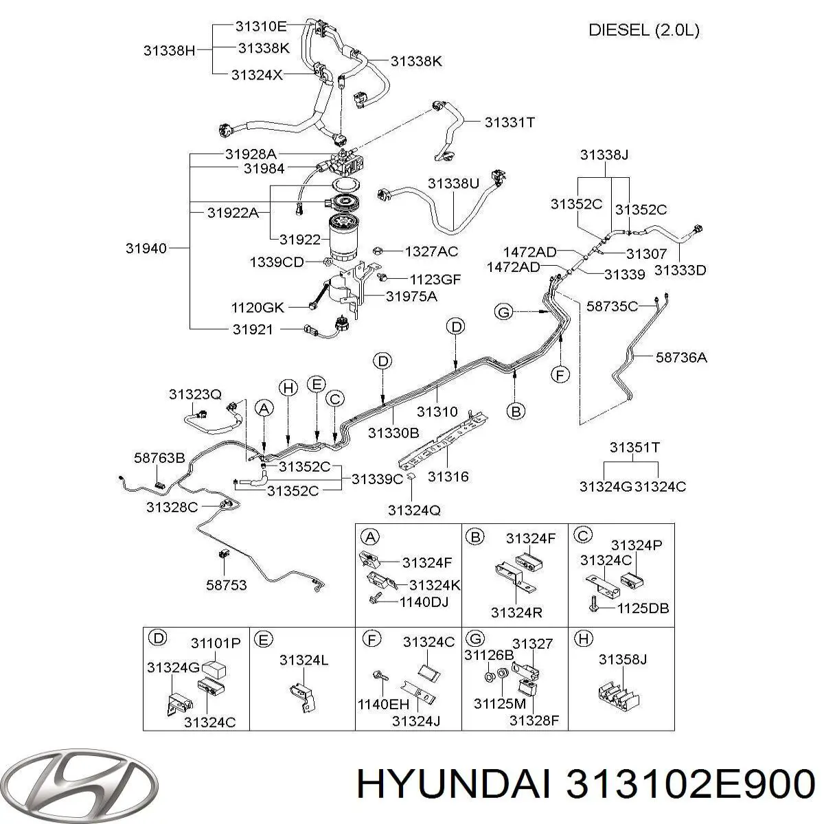 313102E900 Hyundai/Kia 