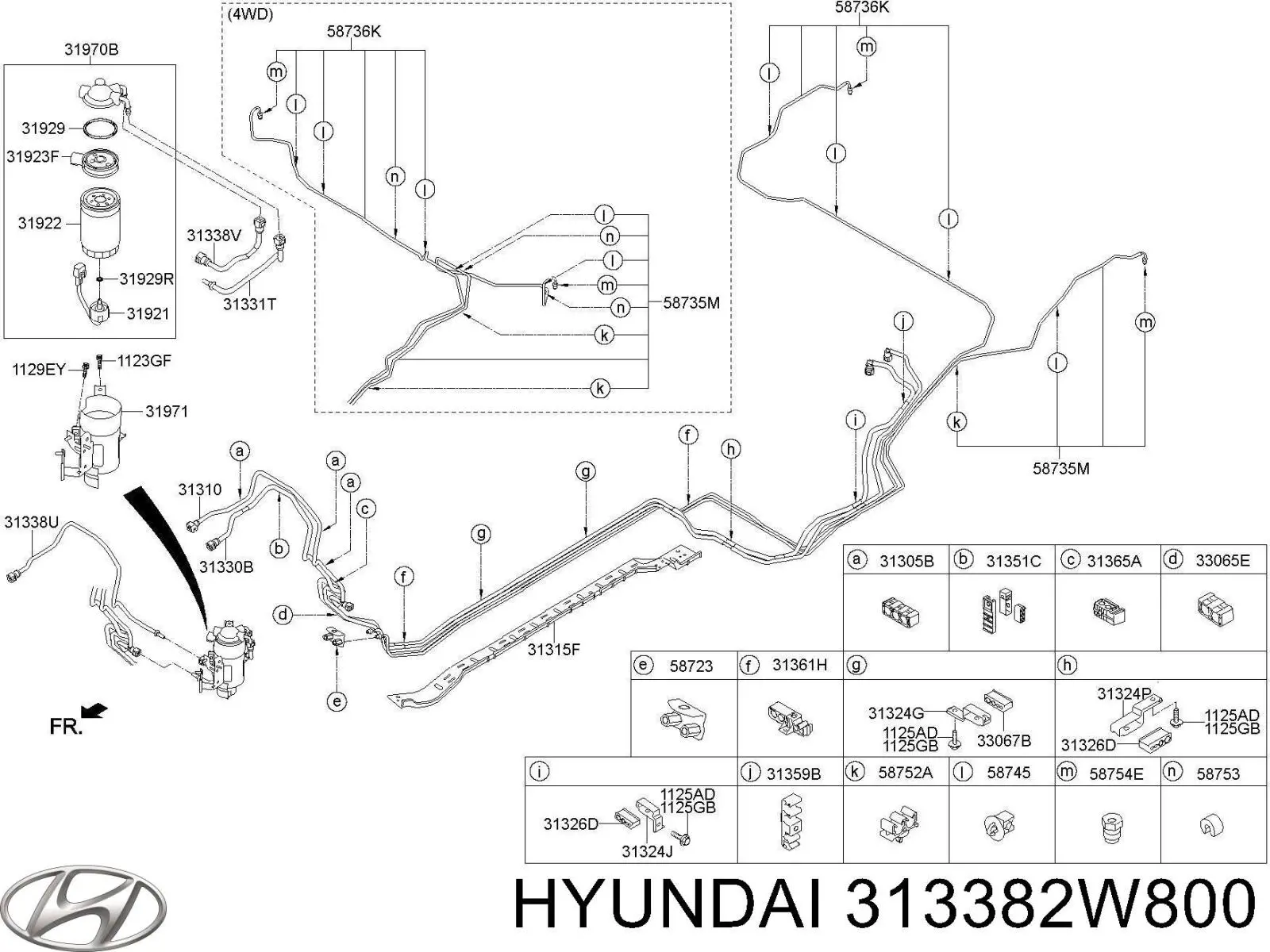  Hyundai/Kia 313382W800 ціна, від 28.91 USD