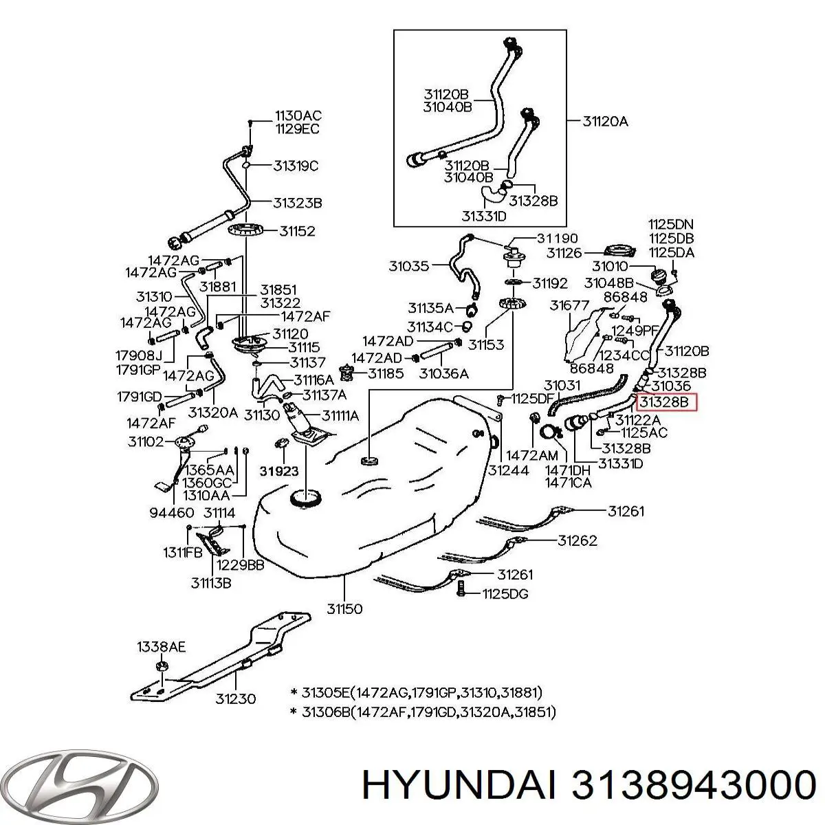  Hyundai/Kia 3138943000 ціна, від 1.57 USD