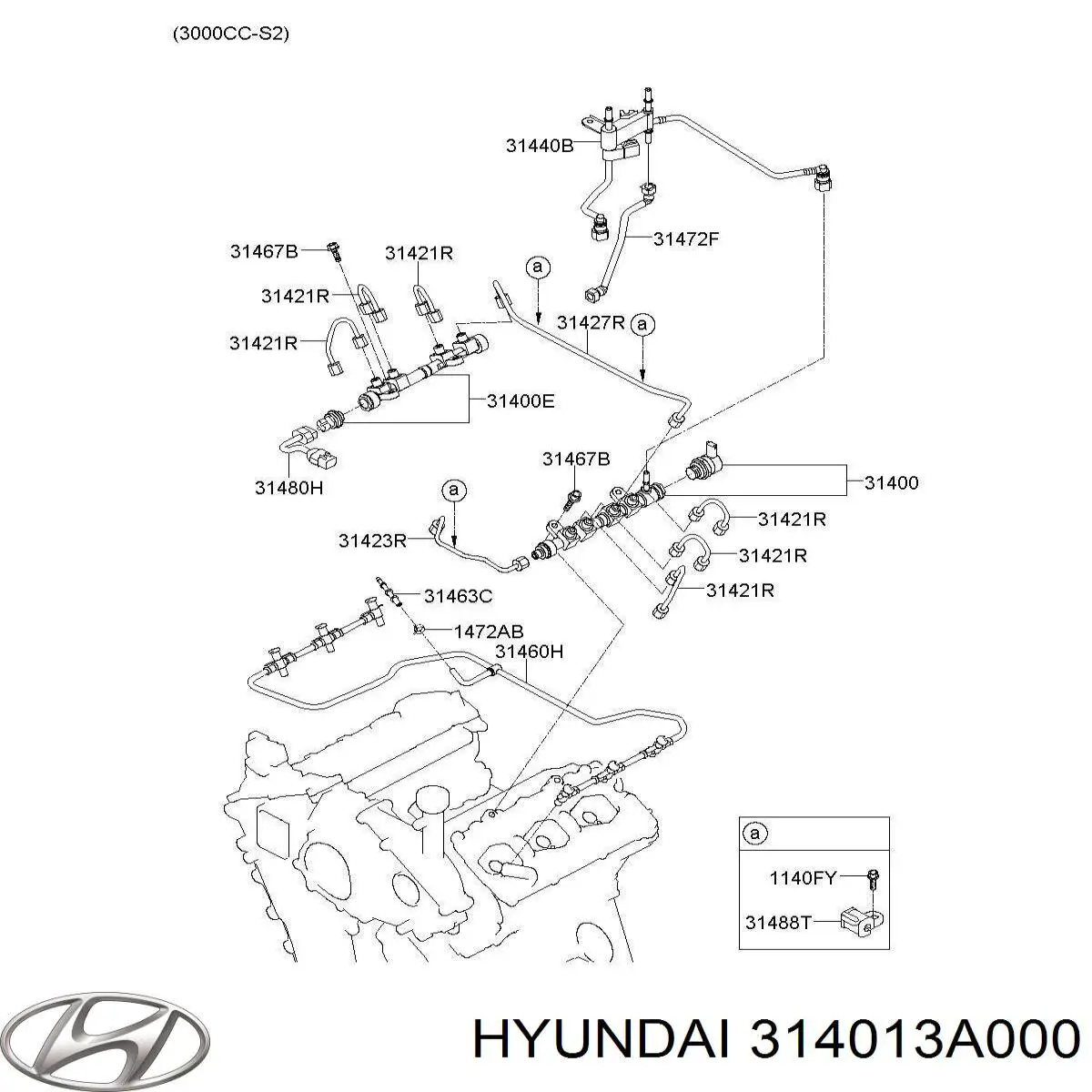 314013A000 Hyundai/Kia Розподільник палива