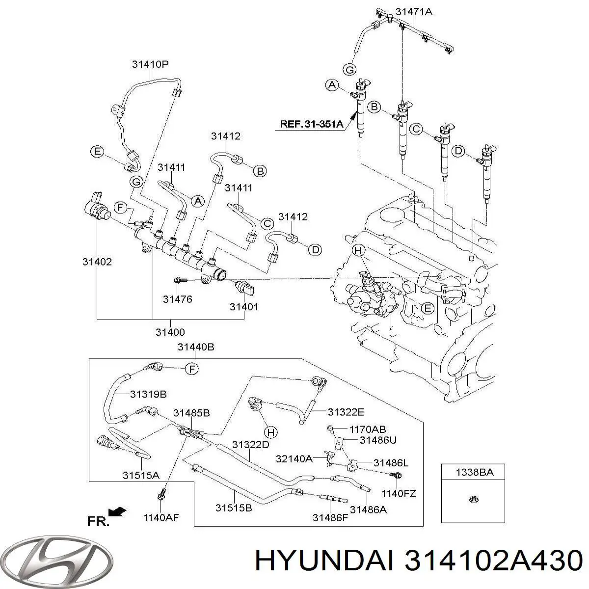 Купити 314102A430 Hyundai/Kia 