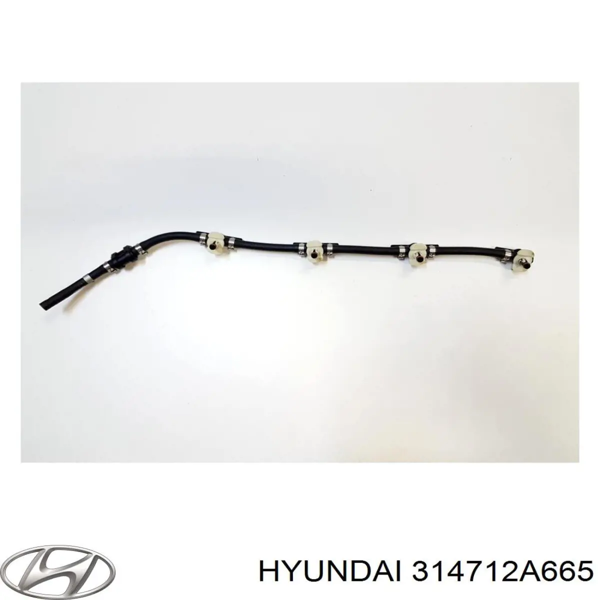 Трубка паливна, зворотня від форсунок Hyundai/Kia 314712A665 ціна, від 56.35 USD