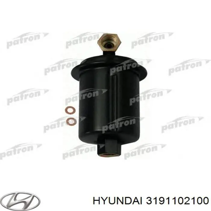 Купити 3191102100 Hyundai/Kia Фільтр-відстійник палива грубої очистки