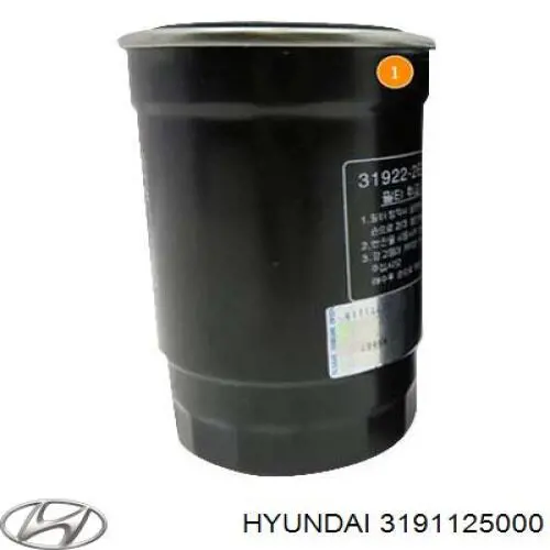 Фільтр паливний Hyundai/Kia 3191125000