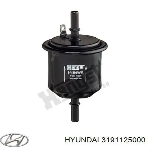 Фільтр тонкого очищення палива Hyundai/Kia 3191125000 ціна, від 6.34 USD