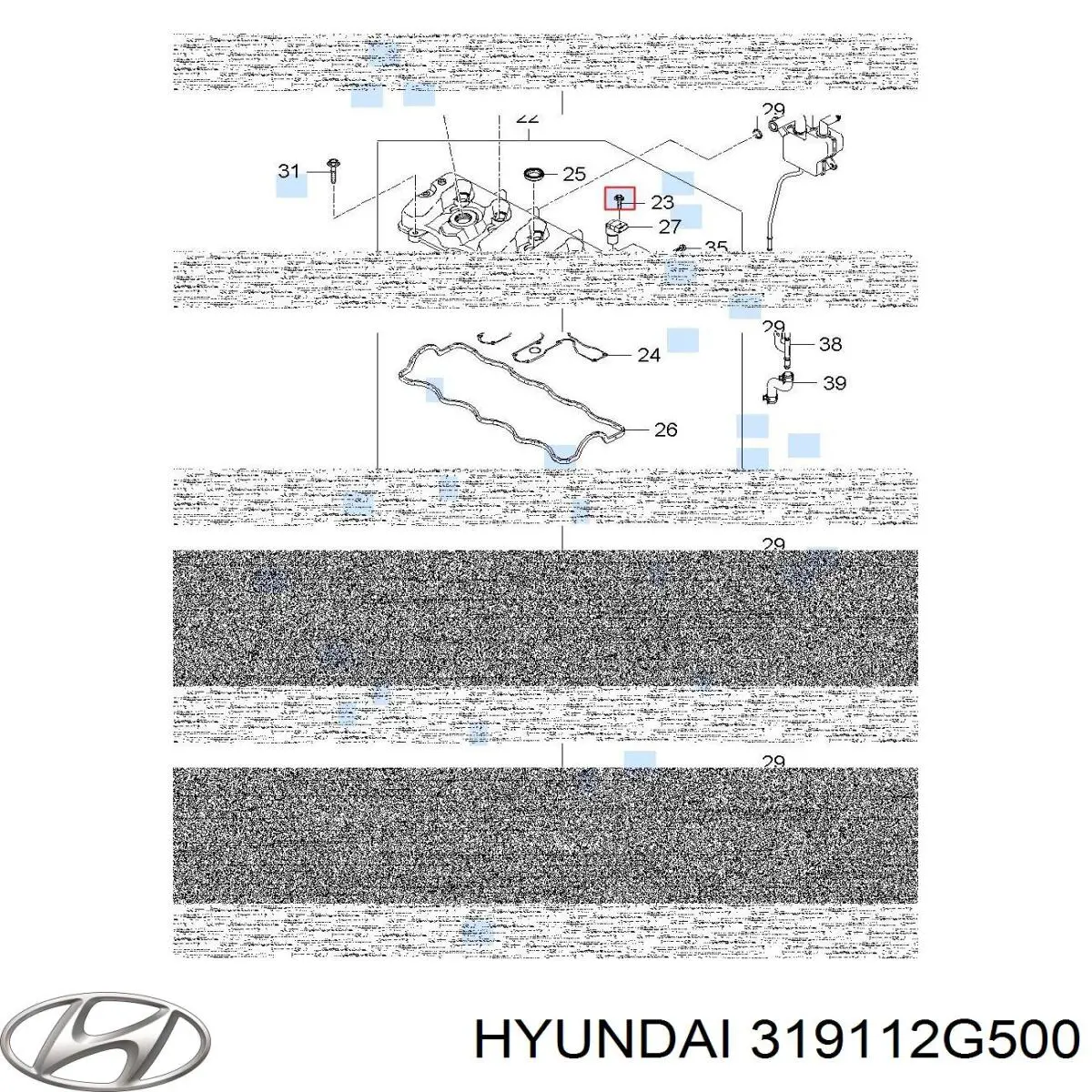 Фільтр тонкого очищення палива Hyundai/Kia 319112G500 ціна, від 30.41 USD