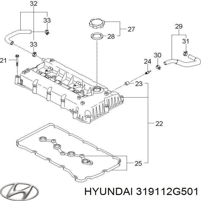 Фільтр паливний Hyundai/Kia 319112G501