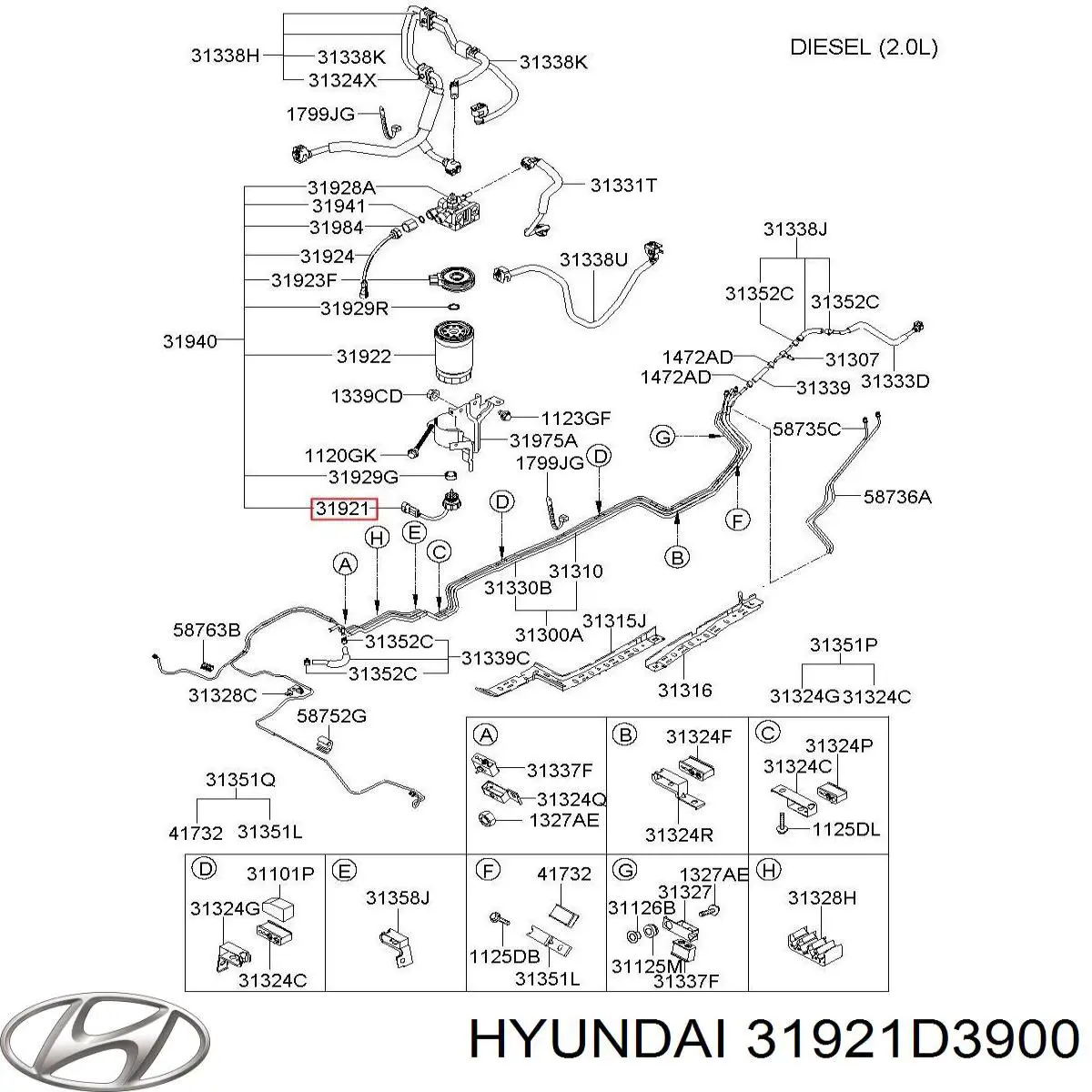  31921D3900 Hyundai/Kia