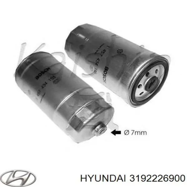 Фільтр паливний Hyundai/Kia 3192226900