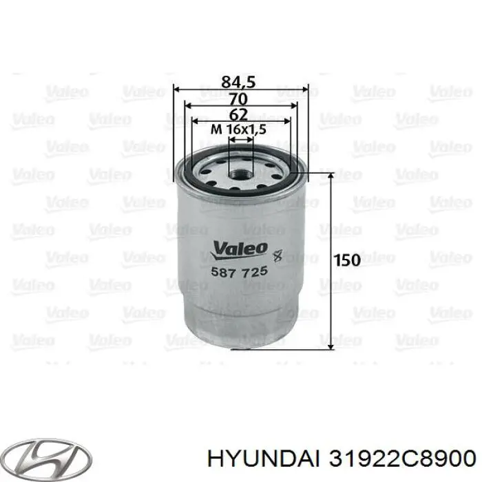 31922C8900 Hyundai/Kia фільтр паливний