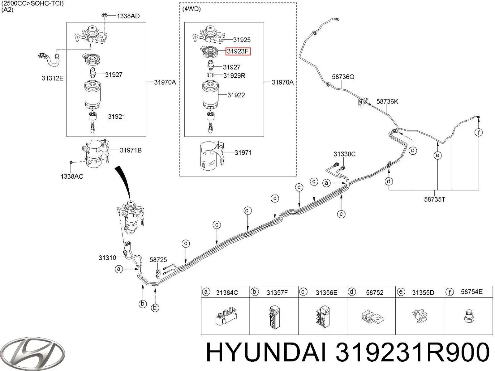  319231R900 Hyundai/Kia