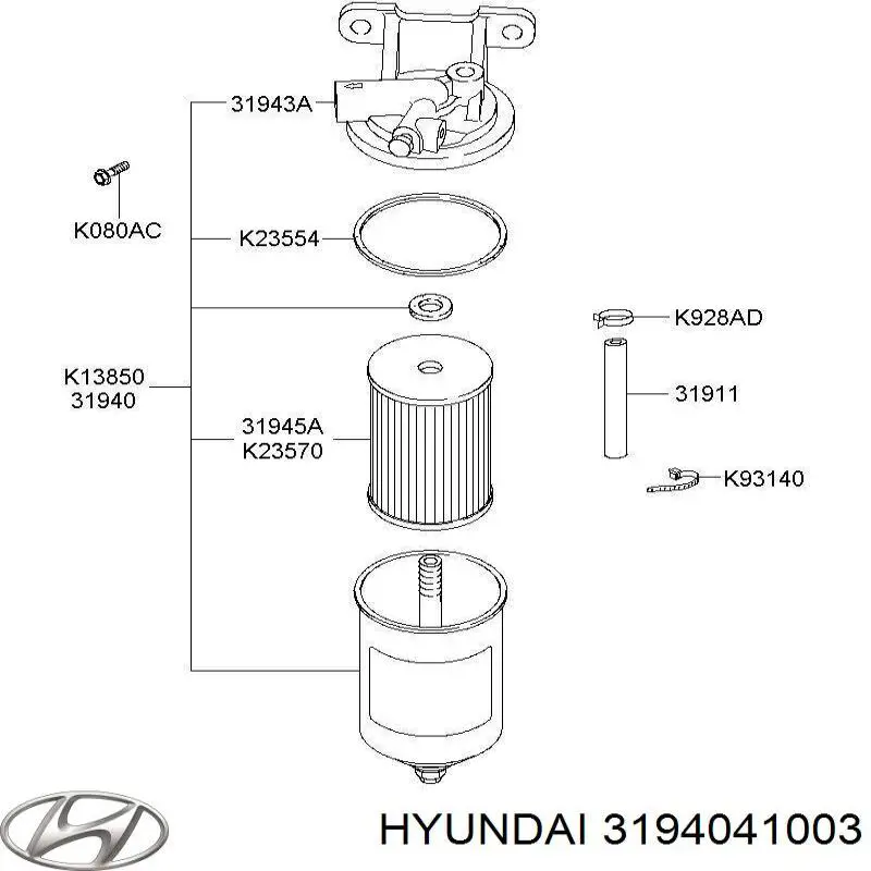  Hyundai/Kia 3194041003 ціна, від 17.88 USD