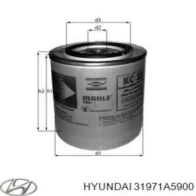 Купити 31971A5900 Hyundai/Kia Фільтр-відстійник палива грубої очистки