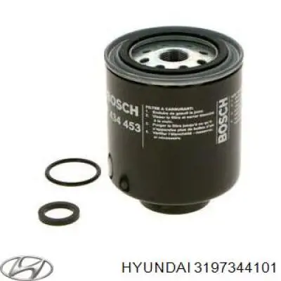 Фільтр тонкого очищення палива Hyundai/Kia 3197344101 ціна, від 7.47 USD