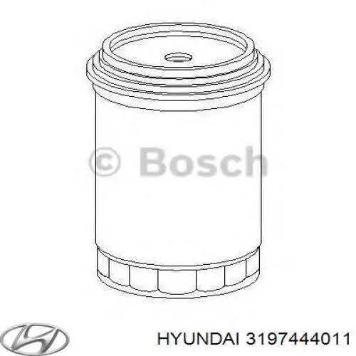 Купити 3197444011 Hyundai/Kia Датчик рівня води паливного фільтра