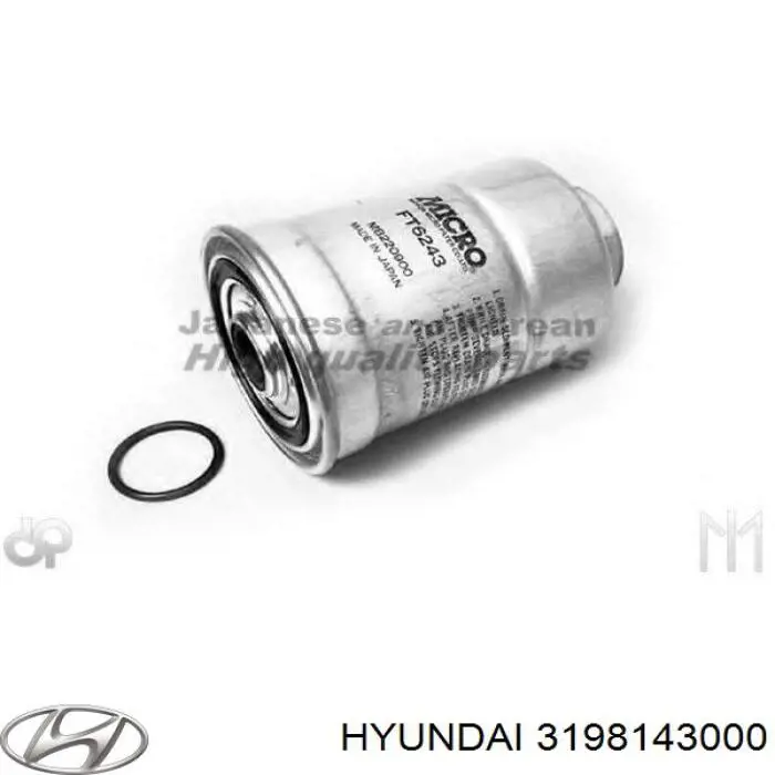 3198143000 Hyundai/Kia фільтр паливний